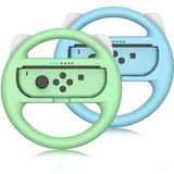 Aperto De Volante Para Nintendo Switch Joycon Controller, 2 Pack Cute Family Racing Steering Steering Controller Para Animal Crossing Mario Kart 8 De