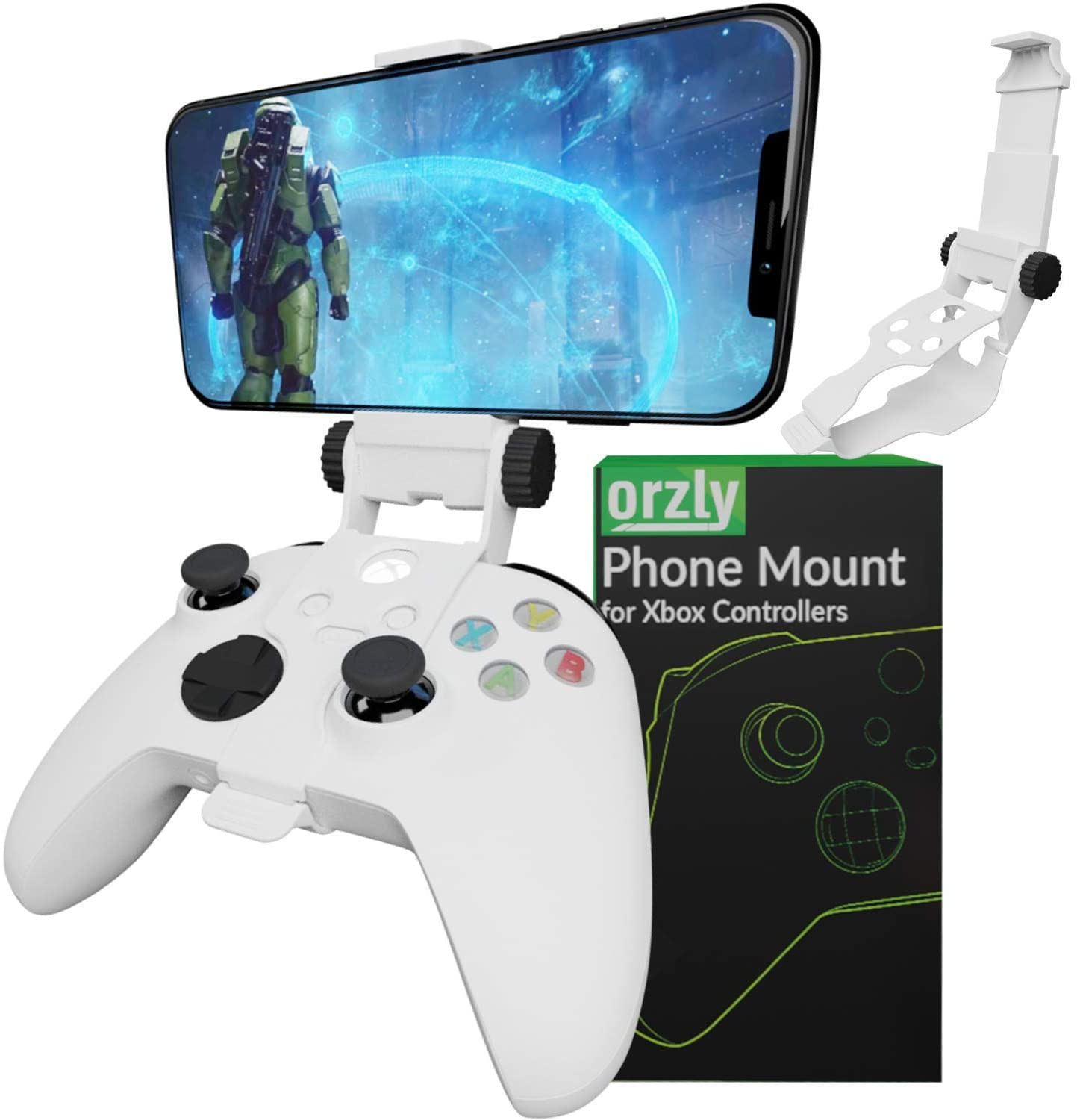 Xbox Series X Controller Mobile Gaming Clip, Xbox Controller Phone Mount Phone Holder Clamp Compatível Com Xbox Series X|s, Xbox One, Xbox One S, Xbo