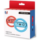 Volante Switch Para Mario Kart 8 Deluxe, Gh Racing Wheel Acessórios Para Nintendo Switch Joy Con Controller (vermelho E Azul)