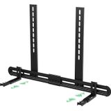 USX Mount Universal Soundbar Mount Sound Bar Mount Bracket de Montagem da Barra de Som para TV, o Suporte de Parede Soundbar se encaixa em 3 Furos
