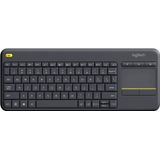 Logitech K400 Plus Teclado Touch Tv Sem Fio Com Controle De Mídia Fácil E Touchpad Embutido