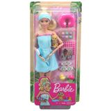 Boneca Barbie Fashionista Um Dia De Spa Com Filhotinho Gkh73