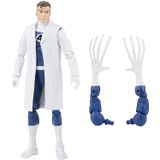 Hasbro Marvel Legends Série Retro Fantástico Quatro Mr. Fantastic 6 Polegadas Action Figure Toy, Inclui 4 Acessórios