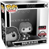 Funko Pop! Álbuns: Ac/dc - Back In Black (b&w) Vinyl Figure In Acrilic Case