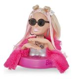 Boneca Busto Barbie Styling Head Extra Com 12 Frases Pupee