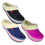 Pantufa Babuche 2 Em 1 Pelo Forro Removível Chinelo Sandalia Inverno Verão Confortavel Leve Macio Infantil Adulto Bgx72x