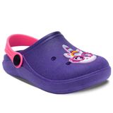 Sandalia Babuche Feminino Infantil Menina Chinelo Leve 12.31 Cor:roxo,tamanho:21/22