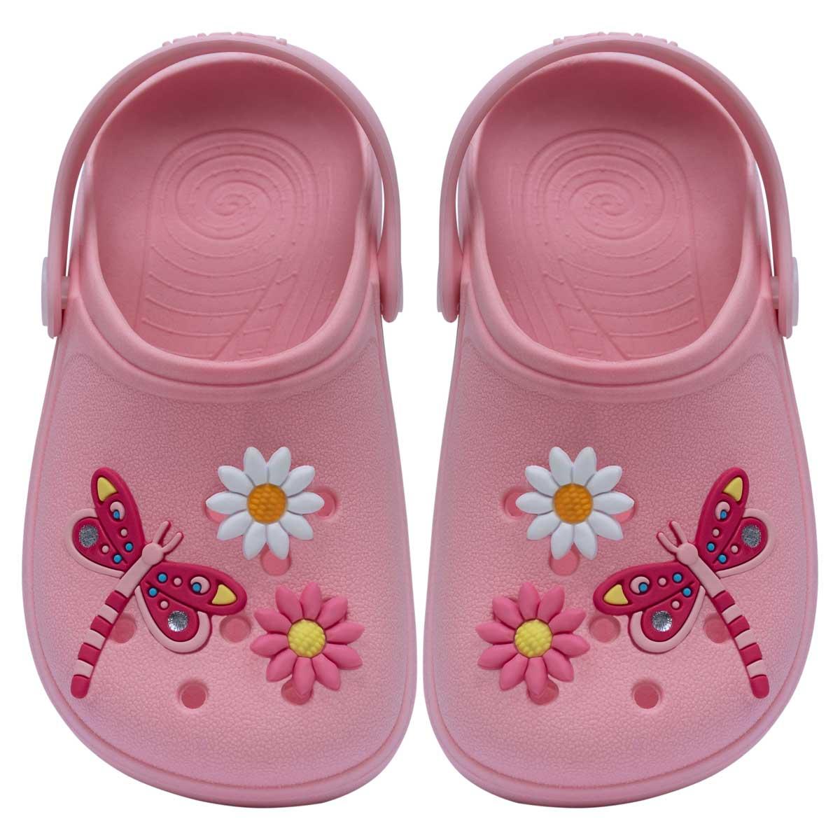 Sandalia Babuche Feminino Infantil Menina Chinelo Leve 12.14 Cor:rosa,tamanho:21/22