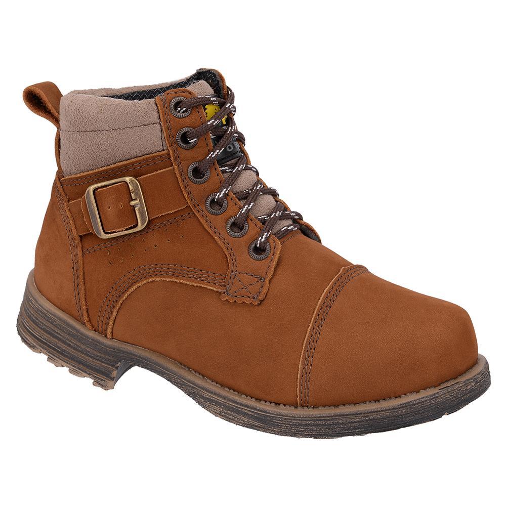 Bota Infantil Masculina Estilo Vaqueiro Em Couro Bell Boots 34