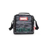 Lancheira Infantil Hulk Luxcel La47053ag - Preto 21x18x14 Cm