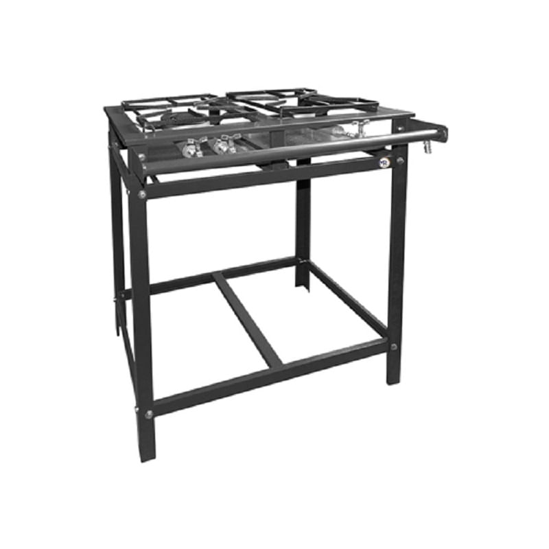 Fogão 2 Bocas Mr Fogões Standard Baixa Pressão Preto