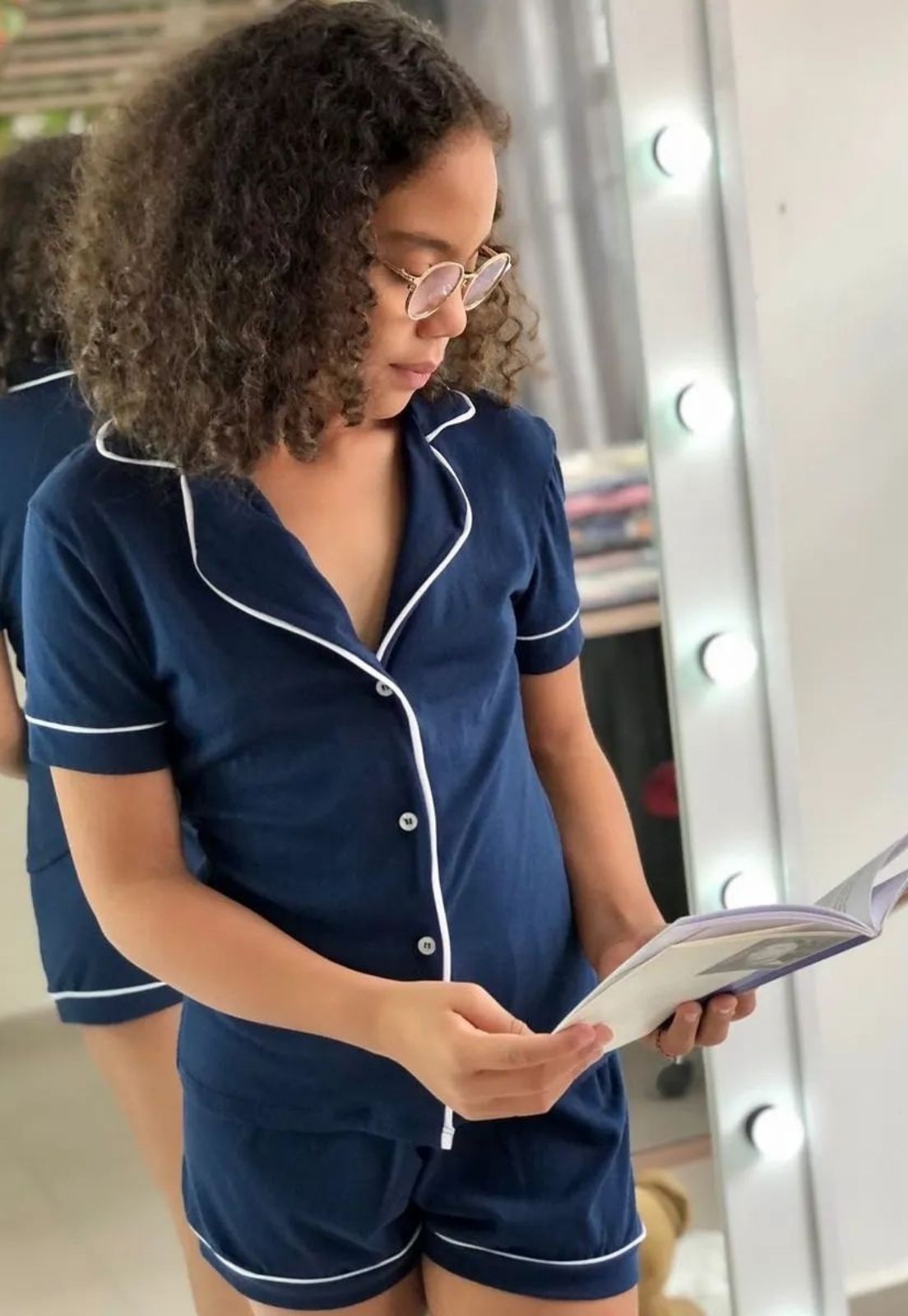 Pijama Juvenil Manga Curta E Short