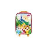 Mochila Escolar De Rodas Princesas Disney Castelo Original