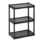 Estante Multiuso 3 Andares Preta 55xl.30x71 Cm Arthi