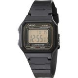 Casio Men's 'classic' Quartz Resin Casual Watch, Cor:preto (modelo: W-217h-9avcf)