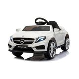 Carro Elétrico Infantil Bang Toys Mercedes-benz 12v Com 2 Motores E Controle Remoto Branco