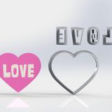 Cortador Dia Dos Namorados Coração Love Tamanho 5cm