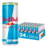 Energético Red Bull Sugar Free 250ml 24 Unidades
