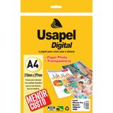 Papel Fotografico Laser Usapel GLOSSY PROF. A4 180G.