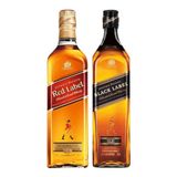 Whisky Jhonnie Walker - Red Label 1l + Black Label 1l