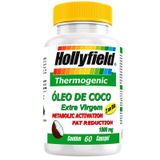 Óleo De Coco Hollyfield 1000mg 60 Capsgel Kit Com 3