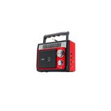 Rádio Am/fm/usb/sd Recarregável D-1601 - Grasep Vermelho