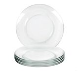 Conjunto De Pratos Sobremesa De Vidro 24 Peças Astral - Marinex