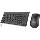 Teclado Sem Fio Arteck 2.4g E Mouse Combo Ultra Compact Slim Coloridless Full Size Teclado E Mouse Ergonômico Para Computador/desktop/pc/laptop E Win