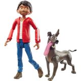 Disney E Pixar Coco Miguel Action Figure, 5.6-in Movie Character Toy With 3.6-in Dante Dog Figure, Highly Posable With Authentic Design, Gift For Age