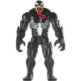 Spider-man Maximum Venom Titan Hero Venom Action Figure, Inspirado No Universo Marvel, Blast Gear-compatible Back Port, Idades 4 Ou Mais