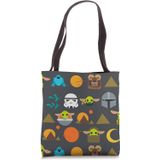 Star Wars The Mandalorian The Child Creature Collage Tote Bag