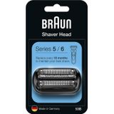 Braun Series 5 53b Electric Shaver Head Replacement - Preto - Compatível Com Barbeadores Série 5 E Série 6 (nova Geração)