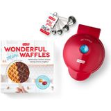 Mini Máquina De Waffles Dash Vermelha