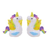 Boia Braço Infantil Unicórnio e Flamingo 23 x15 cm Bel - Branco