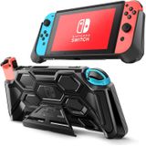 Mumba Protective Case Para Nintendo Switch, Battle Series Heavy Duty Grip Cover Para Nintendo Switch Console Com Comfort Padded Hand Grips E Kicksta