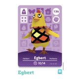 Nintendo Animal Crossing Happy Home Designer Amiibo Card Egbert 136/200 Usa Versão