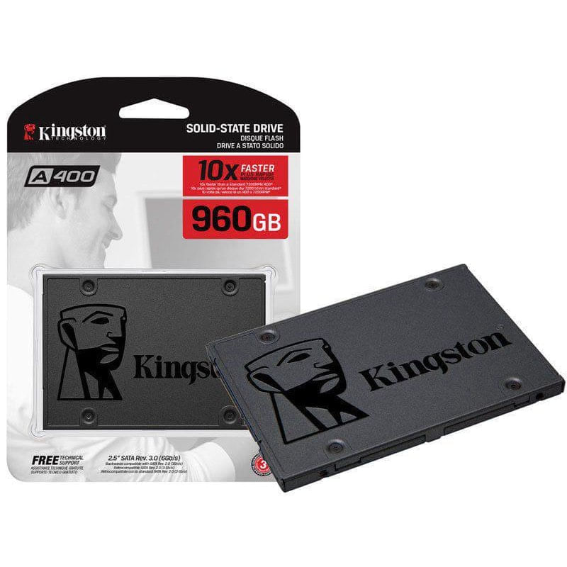 Imagem do produto SSD Kingston A400 960GB 2,5" SATA III SA400S37/960G em Carrefour