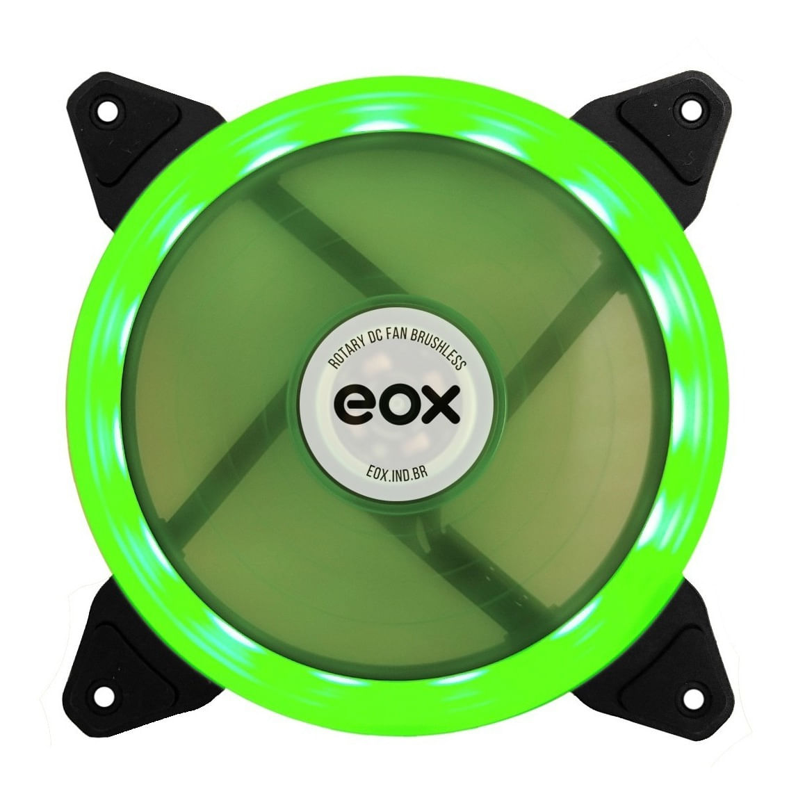 Cooler Fan Led 120mm Eox Dual Led Gabinete Pc Gamer