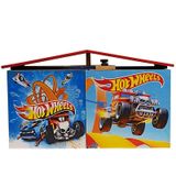 Casa Maleta Postinho Hot Wheels Brinquedo Infantil Em Mdf