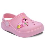 Sandalia Babuche Infantil Menina Flamingo Leve E Macio 12.33 Cor:rosa,tamanho:23/24