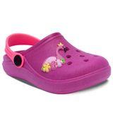 Sandalia Babuche Infantil Menina Flamingo Leve E Macio 12.33 Cor:pink,tamanho:21/22