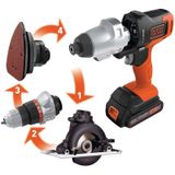 Kit Furadeira Parafusadeira 6 Em 1 Matrix 20v Black Decker