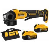 Esmerilhadeira Bateria 20v 4.1/2 2 Baterias E Bolsa Dcg413p2 Dewalt