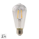 Lampada De Filamento De Led St58 E27 4,5w Transparente