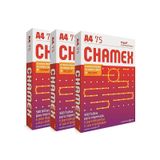 3 Pacotes Papel Sulfite Branco A4 Chamex Office 500 Folhas