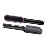 Escova Alisadora De Cabelo Pente Elétrico Portátil Bivolt