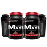 Kit 2 Hipercalórico Hiper Amazing Mass 1,5 Kg