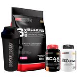 Kit Hipercalórico 6 Six Bulking 6kg+ Power Creatina 100g