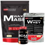 Kit Hipercalórico Waxy Mass 3kg + Whey Protein 500g