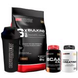 Kit Hipercalórico 6 Six Bulking 6kg+ Power Creatina 100g